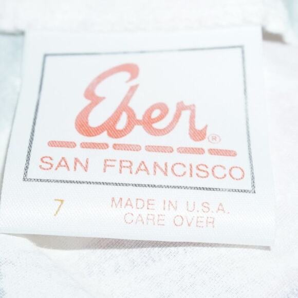 Vintage Eber San Francisco Floral Midi Dress – Size 7 – Made in USA - Picture 7 of 7